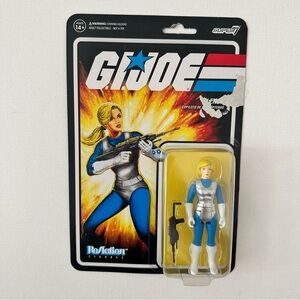 GI Joe Action Figure with Blue and White Suit